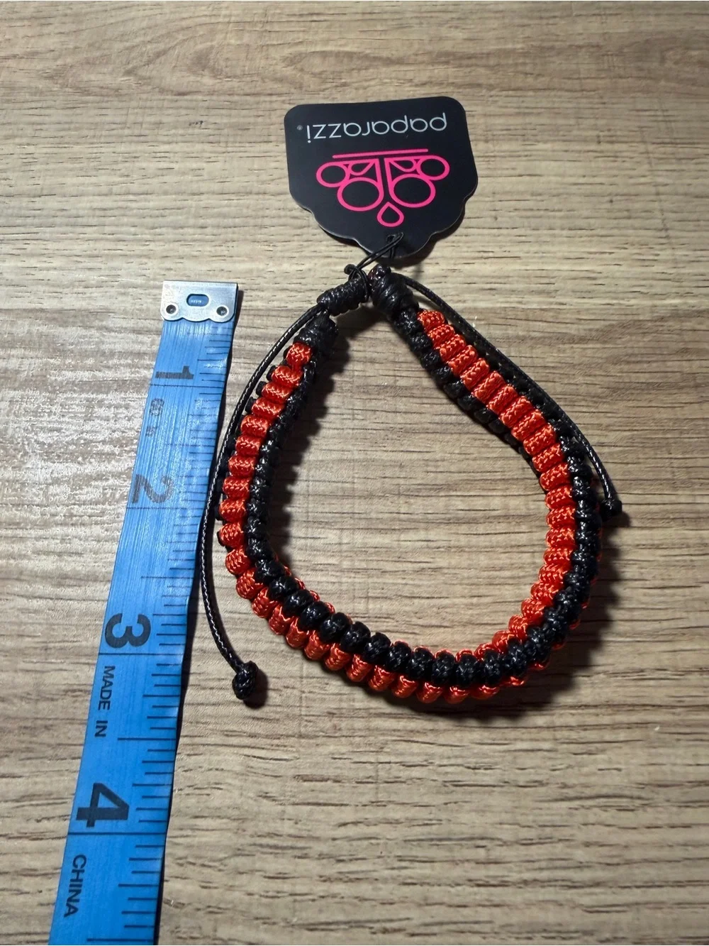 Paparazzi Black and Red Braided Cord Duo Bracelet Set